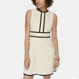 Kate Spade Scallop Tweed Dress